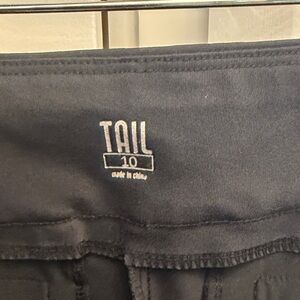 Tail Black Track Pants
